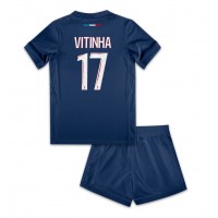 Paris Saint-Germain Vitinha #17 Replica Home Minikit 2024-25 Short Sleeve (+ pants)